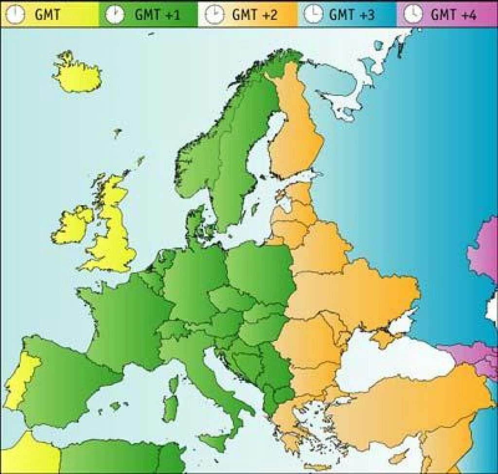 European time zones